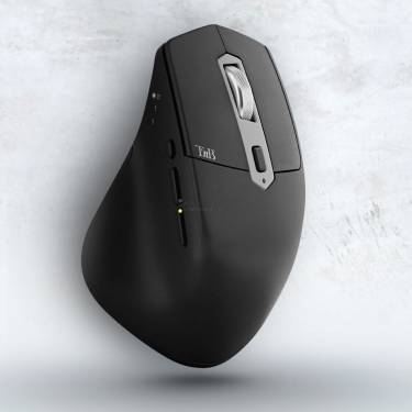 TnB iClick Wireless Semi-Ergonomic Dual Connect mouse Black