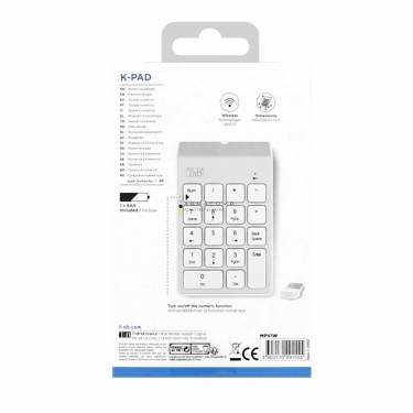 TnB K-Pad Wireless Keypad Grey