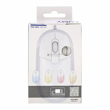 TnB Lumy Wired mouse Luminotherapy White