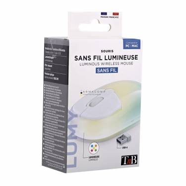 TnB Lumy Wireless luminous mouse White