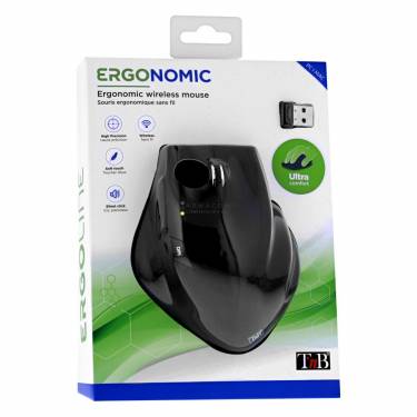 TnB MWERGO Wireless Ergonomic Mouse Black