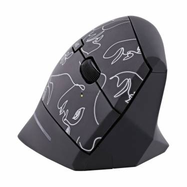 TnB MWERGOVART Vertical Ergo Wireless Mouse Art Black