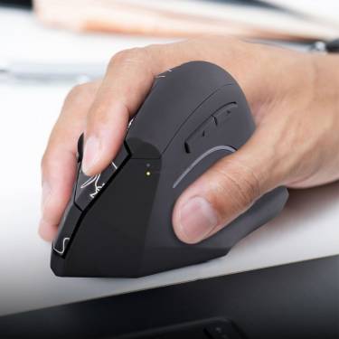 TnB MWERGOVART Vertical Ergo Wireless Mouse Art Black