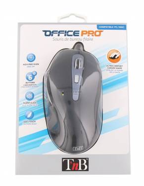 TnB Office Wired mouse Black