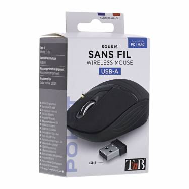 TnB Poket Wireless mouse Black