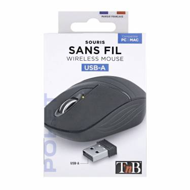 TnB Poket Wireless mouse Black