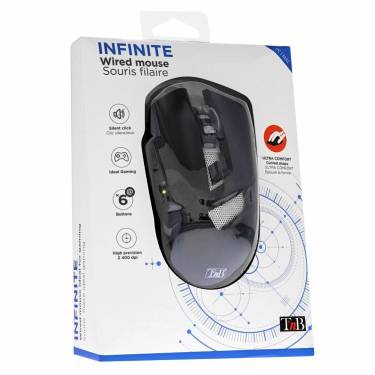 TnB Rage Office Gaming mouse Black