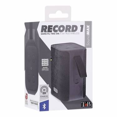 TnB Record V1 Bluetooth Speaker Black