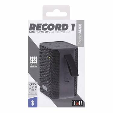 TnB Record V1 Bluetooth Speaker Black