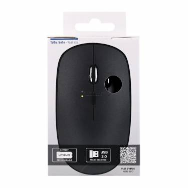 TnB Rubby Wireless Rechargeable mouse Dark Grey