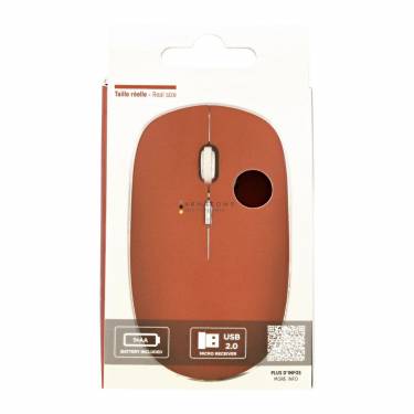 TnB Rubby Wireless silent click Mouse Red