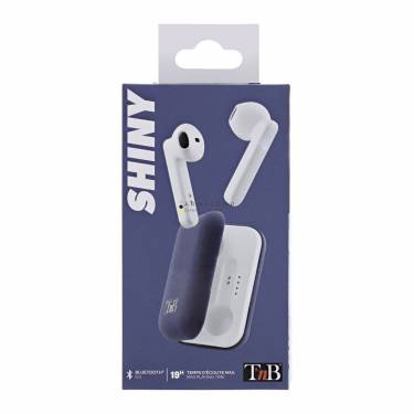 TnB Shiny TWS Bluetooth Headset Blue