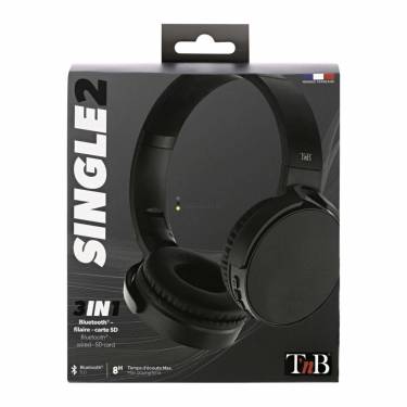 TnB Single 2 Bluetooth Headset Black