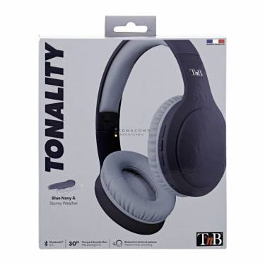 TnB Tonality Bluetooth Headset Navy Blue/Stormy Gray