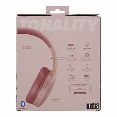 TnB Tonality Bluetooth Headset Terracotta