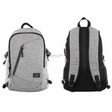 TnB Wild Laptop Backpack 16" Grey