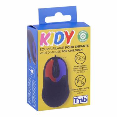 TnB Wired mouse for Kid Black