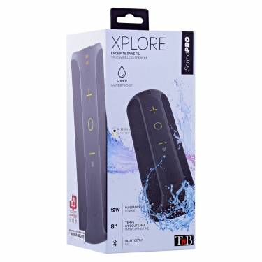 TnB Xplore WaterProof 12W Bluetooth Speaker Black