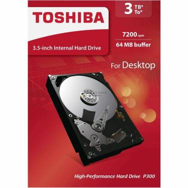 Toshiba 3TB 7200rpm SATA-600 64MB HDWD130EZSTA