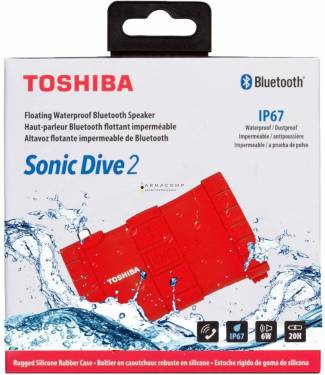 Toshiba Sonic Dive 2 TY-WSP100 Speaker Red