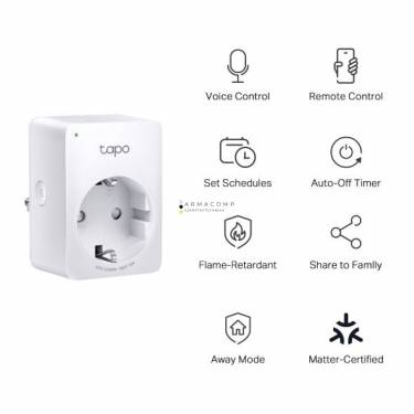 TP-Link Tapo P100M Mini Smart Wi-Fi Plug White