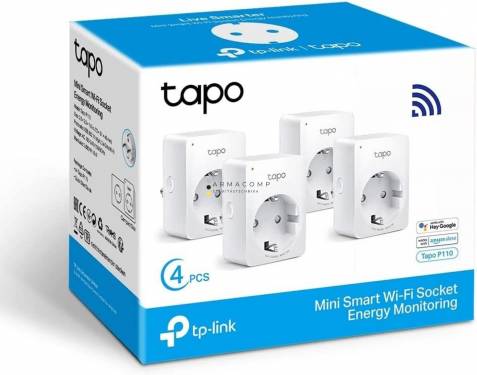 TP-Link Tapo P110 Mini Smart Wi-Fi Socket (4-pack)