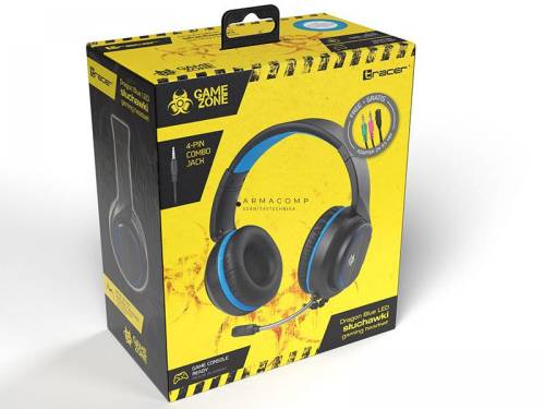 Tracer Dragon Gaming Headset Blue