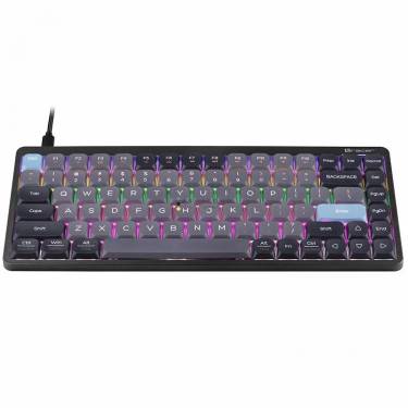 Tracer FINA 84 GameZone Red Switch Rainbow Mechanical Keyboard Blackcurrant US