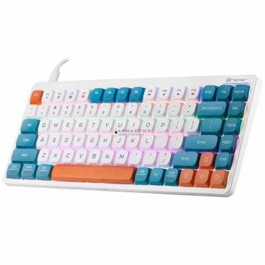 Tracer FINA 84 GameZone Red Switch Rainbow Mechanical Keyboard White/Blue US