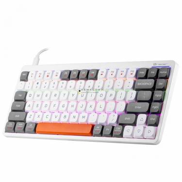 Tracer FINA 84 GameZone Red Switch Rainbow Mechanical Keyboard White/Grey US