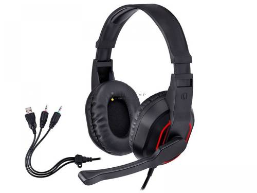 Tracer Gamezone Radian RGB Flow Headset Black/Red