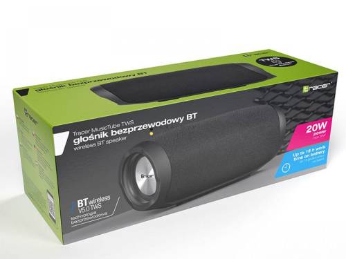 Tracer MusicTube TWS Bluetooth Speaker Black