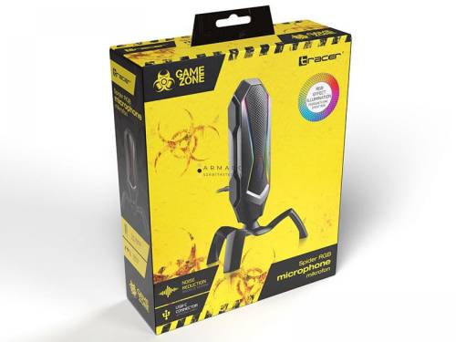 Tracer Spider RGB Microphone Black