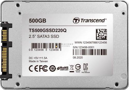 Transcend 500GB 2,5" SATA3 SSD220Q