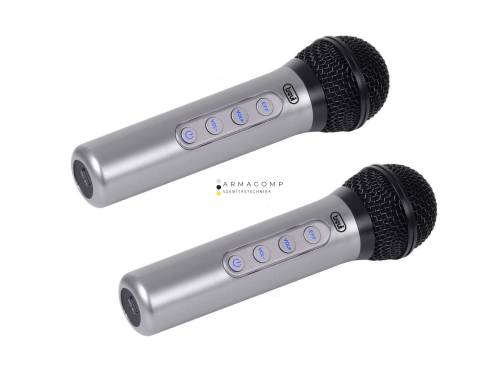 Trevi EM 415 R Wireless Microphone Silver/Black 2db/csomag