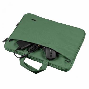 Trust Bologna Eco-friendly Slim Laptop Bag for 16" Green