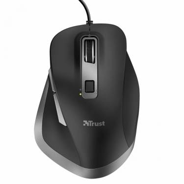 Trust Fyda Wired mouse Black