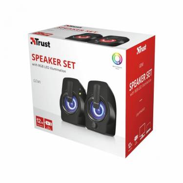 Trust Gemi RGB 2.0 Speaker Set Black