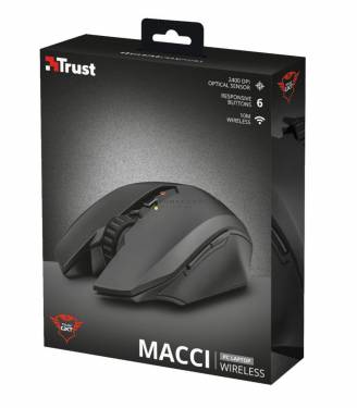 Trust GXT 115 Macci Wireless Gaming mouse Black