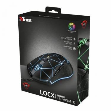 Trust GXT 133 Locx Gaming mouse Black