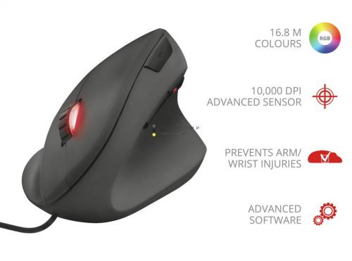 Trust GXT 144 Rexx Vertical Gaming mouse Black