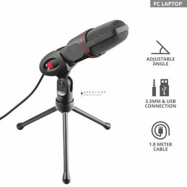 Trust GXT 212 Mico USB Microphone Black