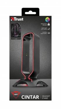 Trust GXT 265 Cintar RGB Headset Stand Black