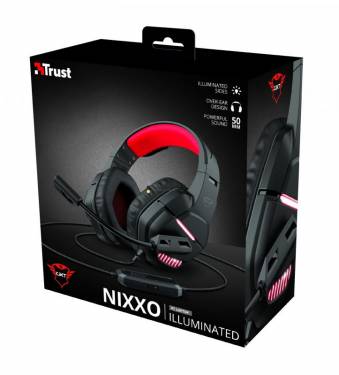 Trust GXT 448 Nixxo Illuminated Headset Black