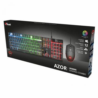 Trust GXT 838 Azor Gaming Combo keyboard & mouse Black HU