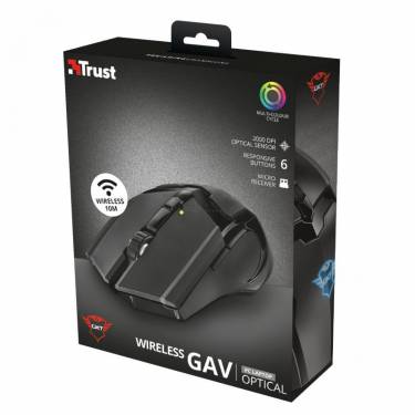 Trust GXT103 Gav Wireless Optical Gaming mouse Black