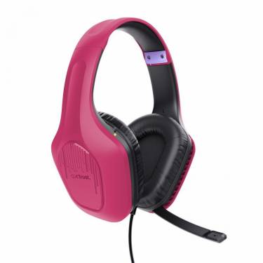 Trust GXT415P Zirox Lightweight Gaming Headset Pink