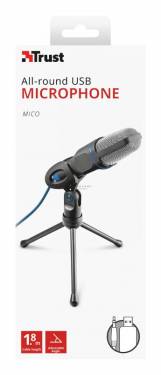 Trust Mico USB Microphone for PC and laptop