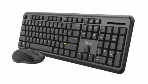 Trust Ody Wireless Silent Keyboard and Mouse Set Black HU