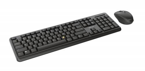 Trust Ody Wireless Silent Keyboard and Mouse Set Black HU